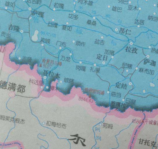 苹果地图变成文字版:世界最高峰珠穆朗玛峰在不同时期的书本和地图上记载的海拔高度-第5张图片-太平洋在线下载